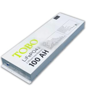 TOBO 12V 100AH 1.28KWH LITHIUM BATTERY LIFEP04 BATTERY